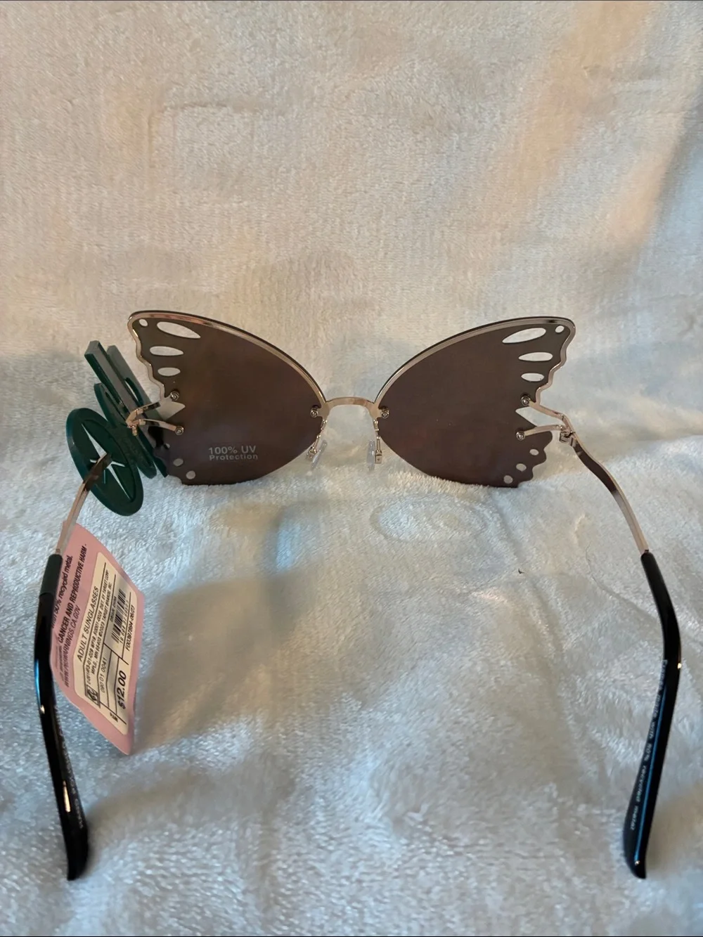 wild fable Butterfly Rimless Sunglasses - Purple Mirror